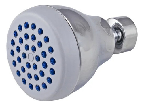 Ducha Chuveiro Articulada Redondo Com Niple Teto Cromado Abs