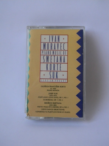 Smetana Korte Suk Piano Music Ivan Moravec Cassette