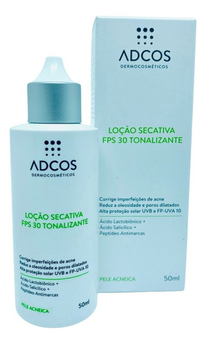 Acne Solution Loção Secativa Fps 30 Tonalizante Tipo De Pele Peles Acneicas E Oleosas