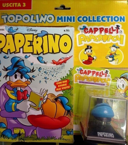 Paperino N° 515 + Com A Miniatura Do Boné Do Pato Donald - Capa Mole - 2023 - Bonellihq F23