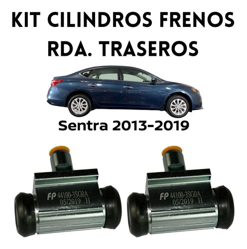2 Cilindros Traseros De Frenos Nissan Sentra 2014 Fp