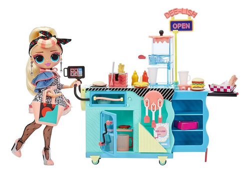 Muñeca Lol Omg Miss Sundae Set To Go Diner +45 Sorpresas