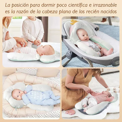 Cojin Antirreflujo Ergonómico Colchón Almohada Bebé Cuna Soporte – Neek'  Cotton