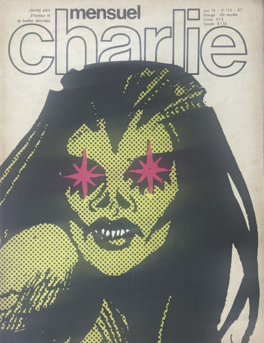 Charlie Nº 113 Revista Comic Francia, Pichard, 1978 K5