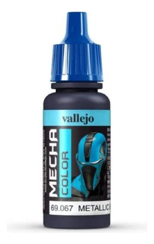 Vallejo Accesorios De Pintura Azul Metalico De 0.6 Fl Oz