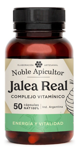 Capsulas Jalea Real Complejo Vitamínico X 50 Noble Apicultor