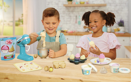 Little Tikes Accesorios De Cocina Kit De Panadero Con Arena Turquesa