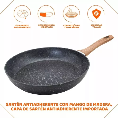 En  México encuentras este juego de sartenes antiadherentes por tan  solo 600 pesos para evitar que se te pegue la comida