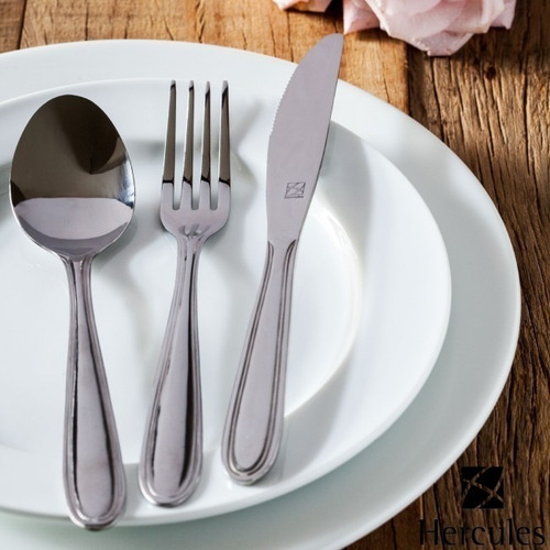 Faqueiro Fino Mesa Posta 42 Peças Aço Inox Hércules Talher