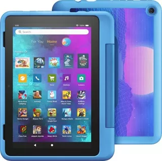 Tableta Amazon Fire Hd 8 Kids Pro Hd Wifi 32gb 6-12 Colores Color Cyber Sky