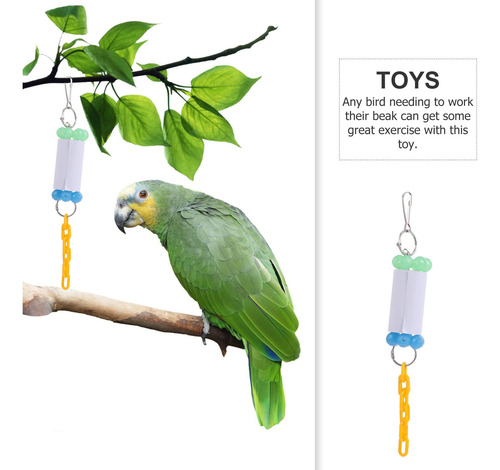 Juguete Para Masticar Loros, Colgante Para Moler Pájaros, Ju