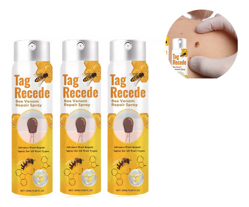 A 3pcs Tag Recede Bee,tag Recede Bee Spray Para Mujeres Y