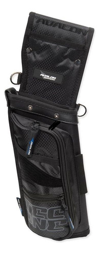 Carcaj Quiver Avalon 21 Field Arquería Negro Rh