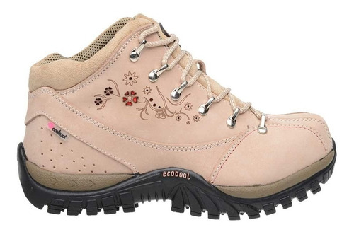 Boot Coturno Adventure Feminino Ecoboot Em Couro Nobuck | Mercado Livre