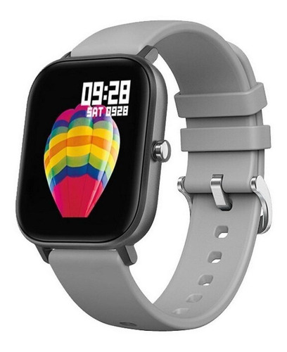Imagen 1 de 1 de Smartwatch Colmi P8 1.4" caja de  aleación  gray, malla  gray de  silicona
