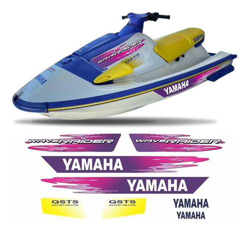 Kit Adesivos Compatível Com Yamaha Jet Ski Wave Raider Kit41