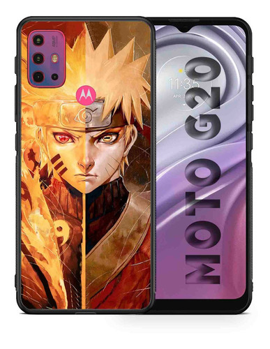 Funda Moto G20 Naruto Sage Mode Tpu Uso Rudo