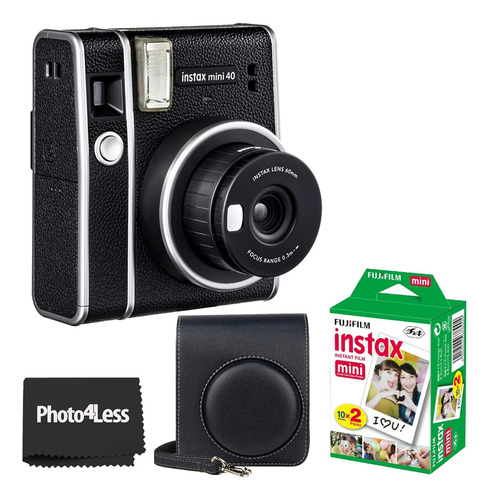 Fujifilm Instax Mini 40 Cámara Instantánea Negra + Fujifilm