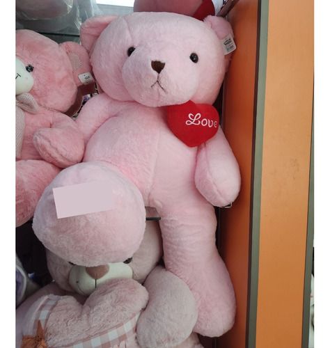 Peluche Oso Rosa De 80 Cm Regalo De San Valentin