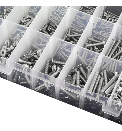 1080pzas M2 M3 M4 M5 Surtido De Tornillos, Metricos...
