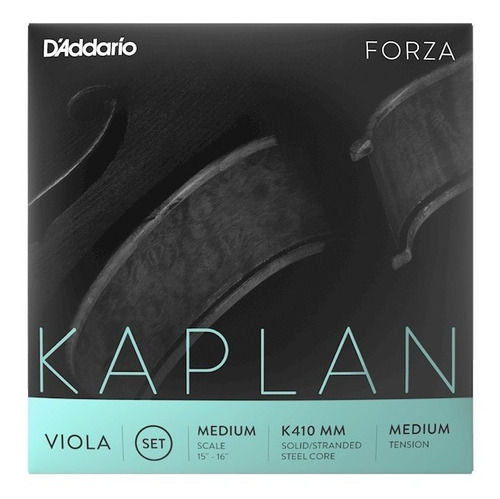 Encordado Daddario K410 Mm Viola 16 O +  Kaplan Medium Ls