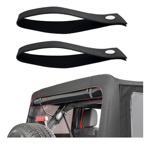 Correas De Ventana Trasera Para Jeep Wrangler Jk, Correas En