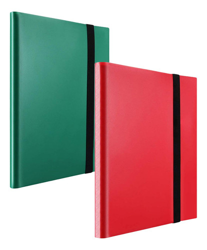 2 Piezas 432 Carpeta De Bolsillo Para Tarjetas Carpeta De