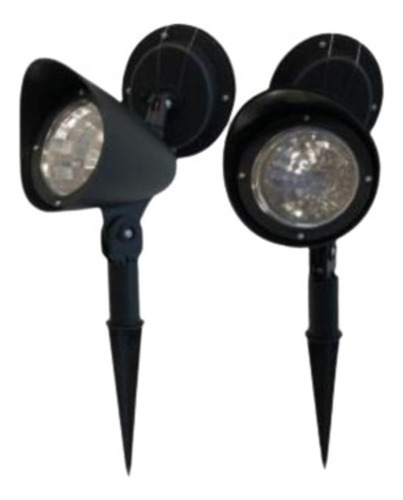 Foco Spot Led Solar Jardin (2 Unidades) 1w Luz Verde Sol_209