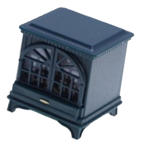 Xfw3 2 Chimenea De Casa De Muñecas En Miniatura Escala Azul