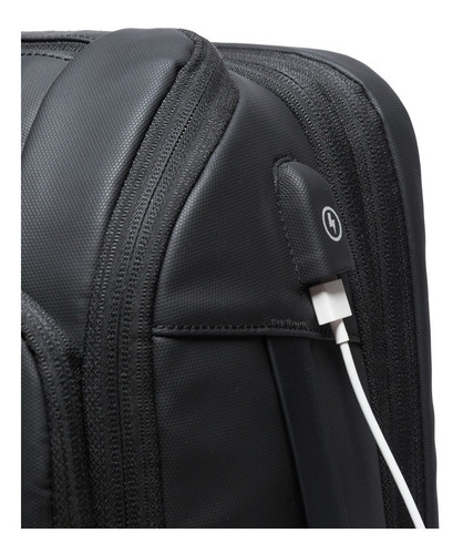Mochila Bange-22005 Premium Impermeable Laptop Viaje Escolar Usb Color Negro