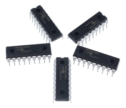 Pic16f628a-i/p Microcontrolador Microchip Original X 5 Pcs