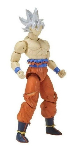 Imagem 3 de 8 de Boneco Dragon Ball Articulado Ultra Instinct Goku Bandai16cm
