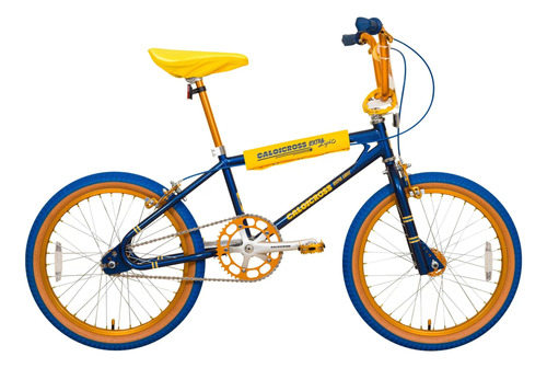 Bicicleta Caloi Cross Extralight 2023 Azul/dourado