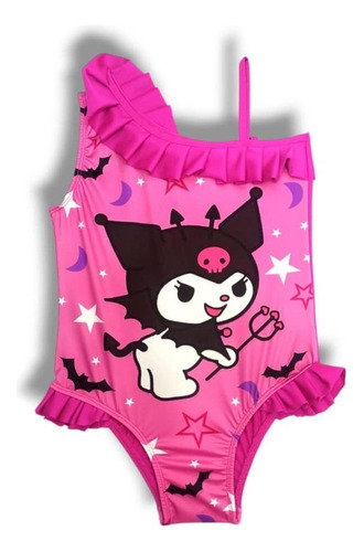 Traje De Baño Para Niñas - Kuromi 