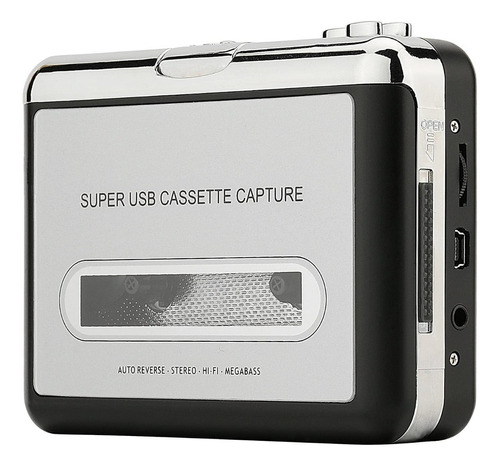 Reproductor Usb De Casete Portátil - Convierte Cintas A Mp3