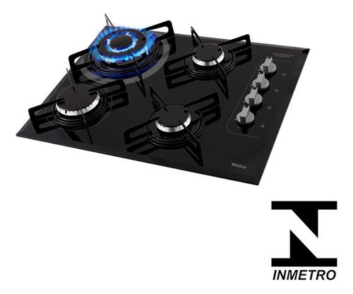Fogao Cooktop 4boca Trip.philc.biv Preto