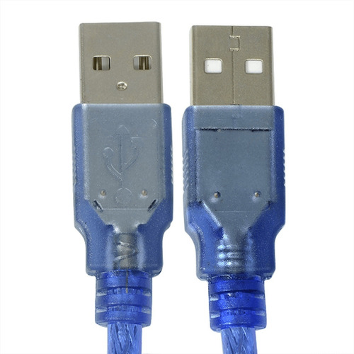 Cable Usb Macho A Usb Macho Desoxigenado 50cms Datos Y Carga