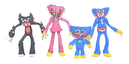 Set De 4 Figuras Monstruos Poppy Baby Huggy Wuggy