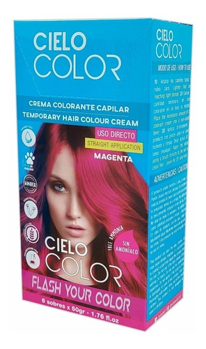 Imagen 2 de 3 de Tintura Cielo Color Otowil 12 Cajas.- 72 Unidades