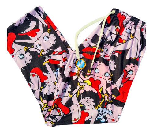 Pantalon Unisex Pijama De Betty Boop Modal Premium Galeca