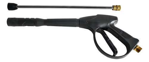 Lanza Y Pistola Para Hidrolavadora Conexion M14*15 Color Negro