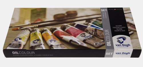 Kit De Pintura A Óleo Van Gogh 10 Cores + Acessórios