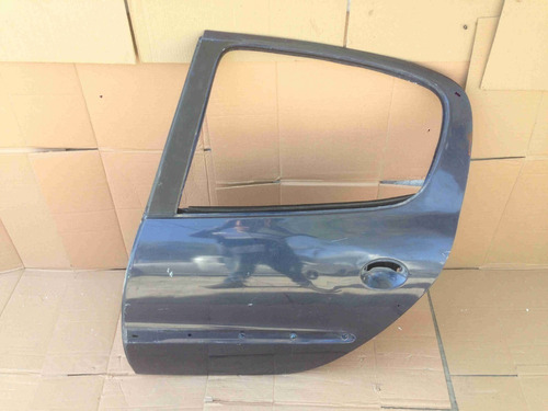 Puerta Trasera Izquierda 00-09 Peugeot 206 Original Azul