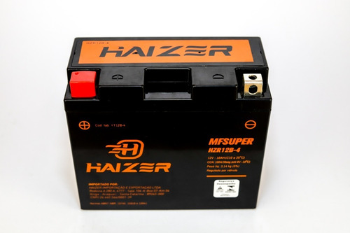 Bateria Haizer Hzr12b-4 Yamaha Xvs 650 Dragstar Fz6 Xj6