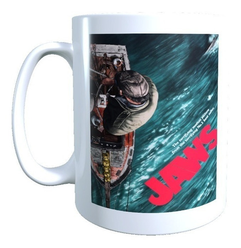 Taza Diseño Tiburon Clasico Pelicula Spielberg Poster