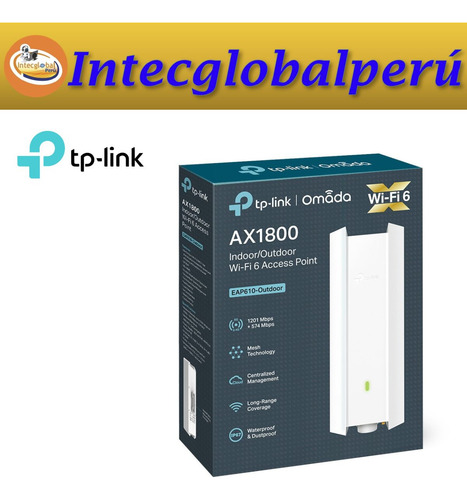 P Access Point Tp-link Eap610-outdoor Ax1800 Mesh Dual Band
