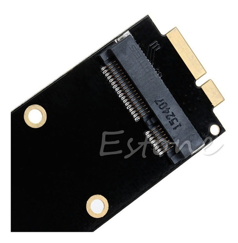 Ssd Msata A Sata 7+17 Pin Adaptador A1425 A1398 Mc976 2012 M