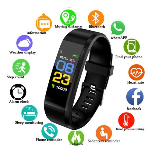 Smartwatch Reloj Inteligente 115 Plus Digital Pasos Premium
