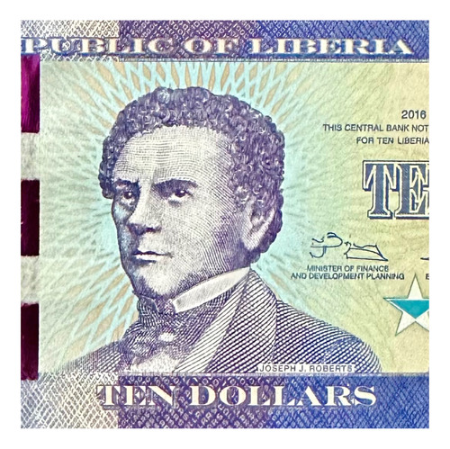 Liberia - 10 Dólares - Año 2016 - P #32 - África - Unc