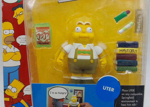 Figura Los Simpsons Uter Playmates Blister Completo Trujillo (Usado)
